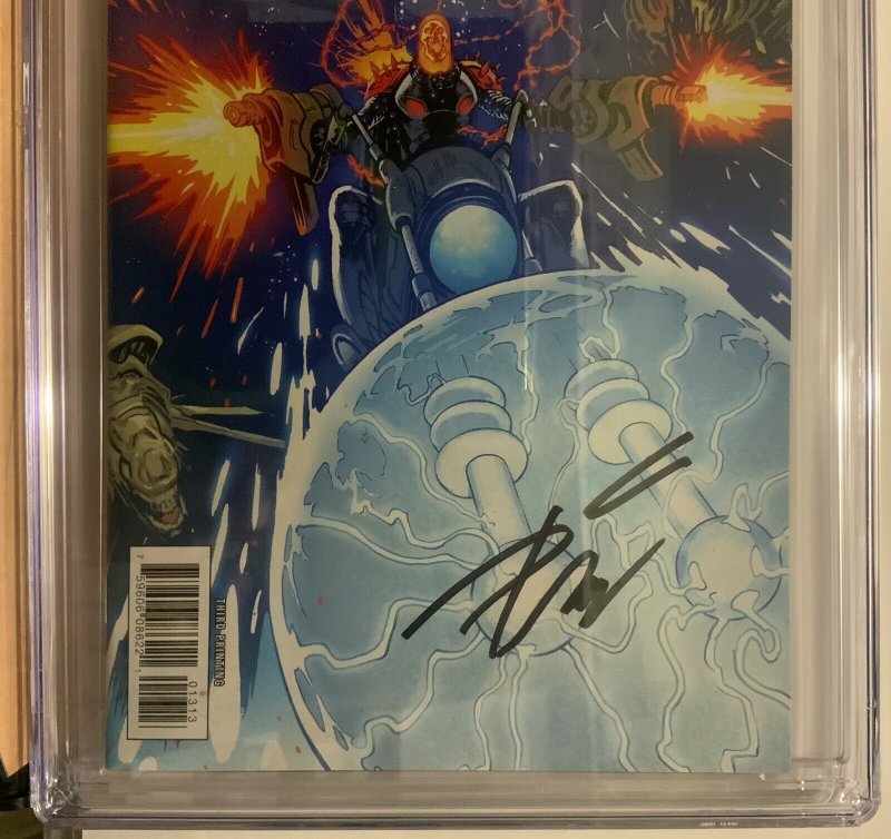 Thanos #13 3rd Print 1st Cosmic Ghost Rider Cover CGC 9.6 signed Cates  