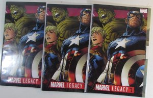 Marvel Legacy Lot of 3 #1 x3 Marvel Comics (2017) NM 1st Print Comic Books