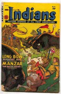 Indians #4 1950-Fiction House-Long Bow-Manzar-FAIR