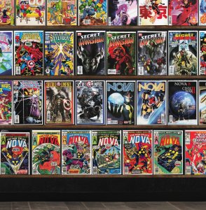 Huge Lot 140+ Comics with Nova, Secret Avengers, Secret Origins & More!