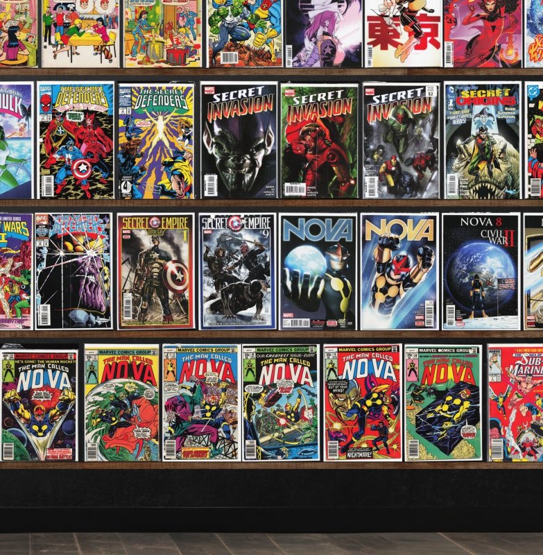 Huge Lot 140+ Comics with Nova, Secret Avengers, Secret Origins & More!