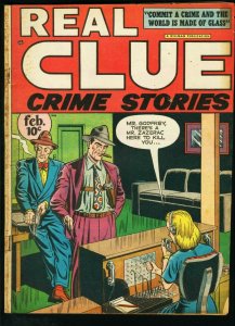 REAL CLUE CRIME STORIES V2 # 12 PRE-CODE 1948 VG