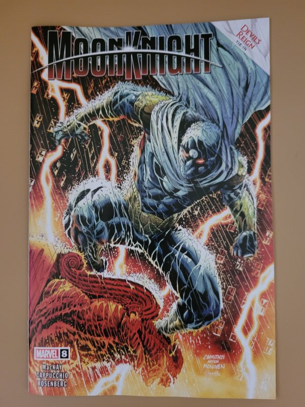 Moon Knight 8 (Main Cover A) Return of Stained Glass Scarlet after