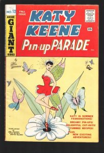 Katy Keene Pin-Up Parade #12 1960--Good Girl Art  & spicy poses by Bill Woggo...