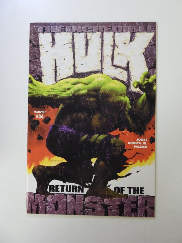 Incredible Hulk #34 Return of the Monster (2002) VF+ condition