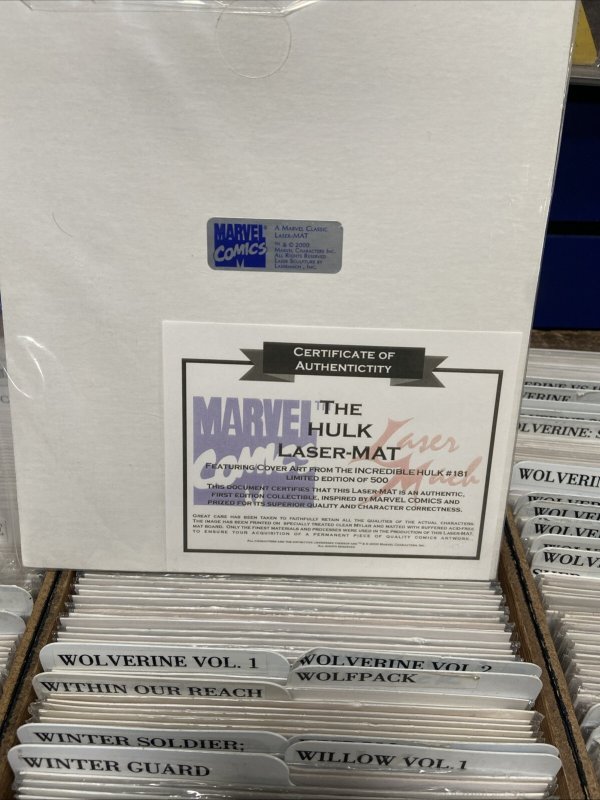 Incredible Hulk #181 Marvel Classics  LASER-MAT #341/500