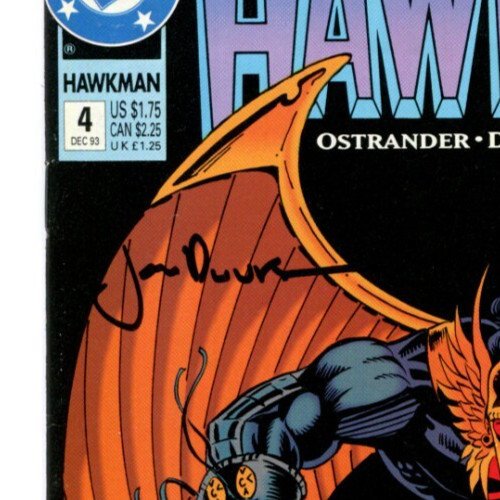 Hawkman #4 - Signed Jan Duursema (9.0) 1993