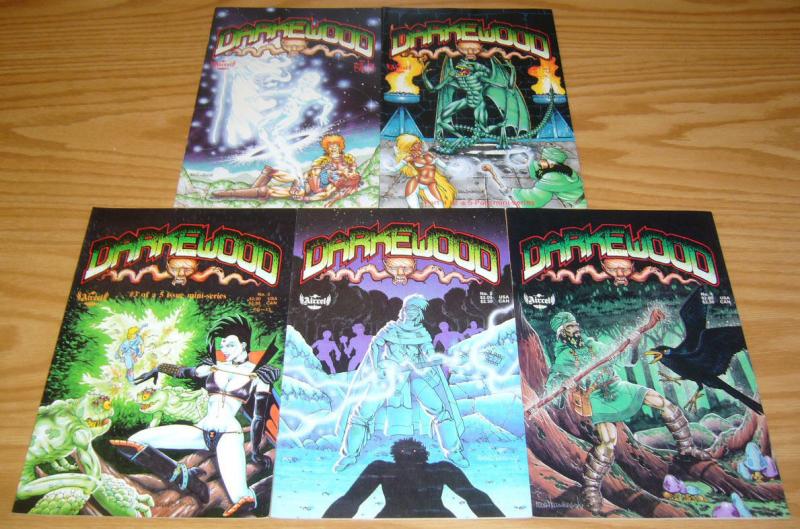 Darkewood #1-5 VF/NM complete series - aircel comics - fantasy set 2 3 4 lot