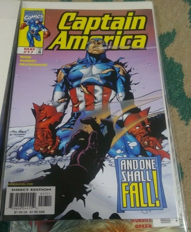 Captain America # 17 1999 marvel  steve rogers  red skull avengers 