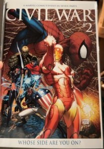 Civil War #2 Turner Cover (2006) Captain America 