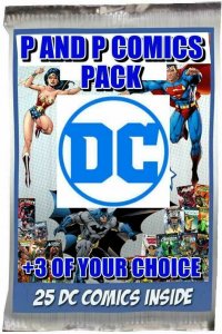 25 +3 Choice* Comic Book Lot All Dc No Duplicates Vf+ To Nm+Batman,Superman,Jla