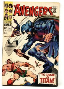 THE AVENGERS #50 comic book 1968 CAPT AMERICA IRON MAN MARVEL FN