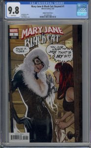 MARY JANE & BLACK CAT BEYOND #1 CGC 9.8 ADAM HUGHES VARIANT COVER 759606202669