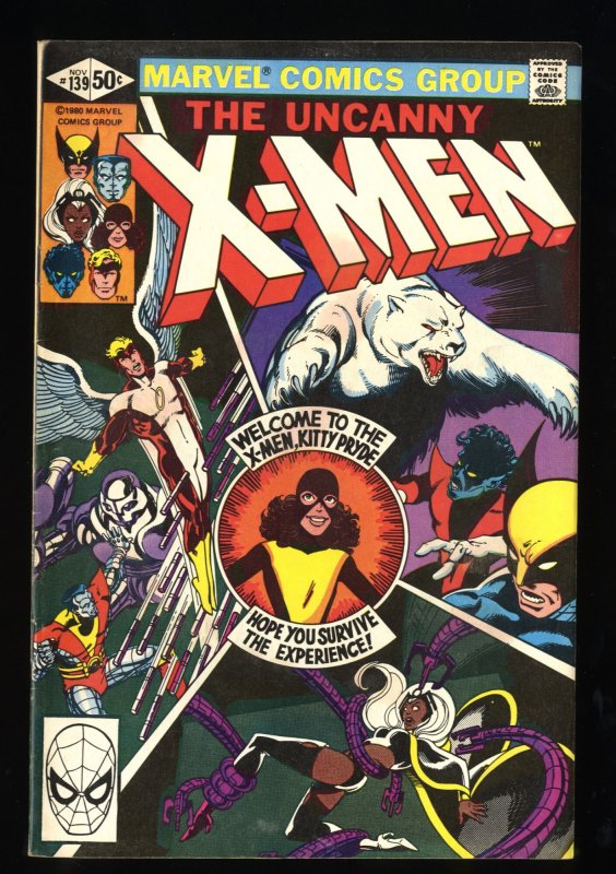 X-Men #139 FN 6.0 Wolverine! Marvel Comics