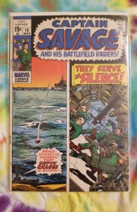 Captain Savage #19 Final Issue!!! vg+