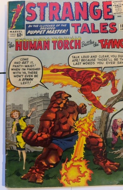 Strange Tales #116 (1964)Human torch vs the Thing