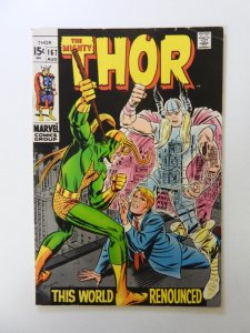 Thor #167 (1969) FN- condition