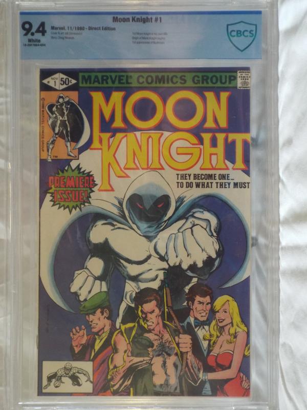 Moon Knight #1 - CBCS 9.4 - 1st Solo Title & Bushman