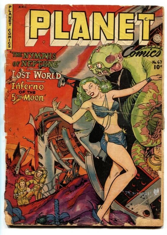 Planet #67 -1950-Fiction House GGA cover-Golden-Age-Comic book