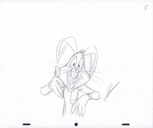 Bugs Bunny Animation Pencil Art - 5 - Carrying On