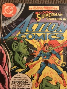 Action Comics #514 : DC 12/80 Gd; OJ Simpson back cover ad; Air Wave & Atom