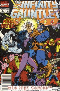 INFINITY GAUNTLET (1991 Series) #6 NEWSSTAND Fine Comics Book