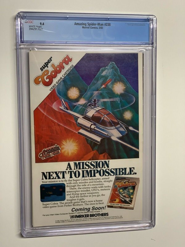 Amazing Spider-Man 238 CGC 9.4 WP Marvel