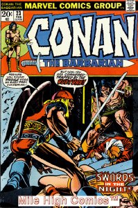 CONAN  (1970 Series)  (CONAN THE BARBARIAN) (MARVEL) #23 Very Fine Comics Book