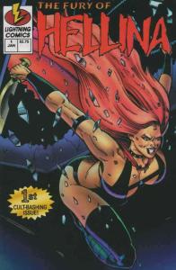 Fury of Hellina #1 VF; Lightning | save on shipping - details inside