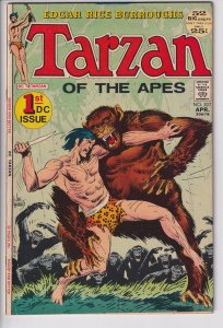 TARZAN #207 (#1 DC issue) (Apr 1972) FN- 5.5 cream to white