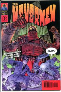 NEVERMEN #1 2 3 4, NM, Bizzare Heroes, Action Packed, Zany, 2000