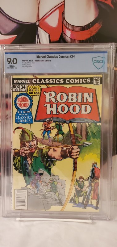 Marvel Classic Comics #34 - CBCS 9.0 - Robin Hood