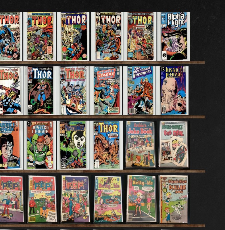 Huge Lot 140+ Comics with Thor, The Uncanny X-Men, Archie& & More!