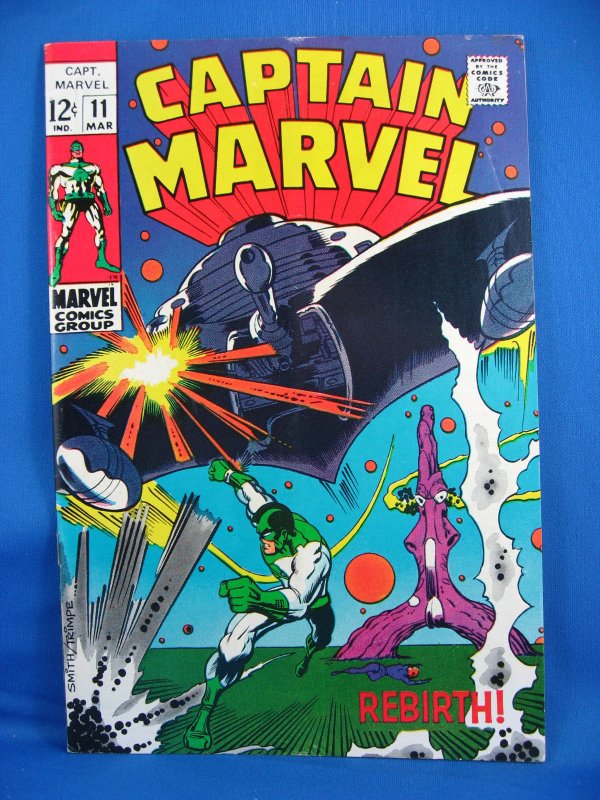 CAPTAIN MARVEL 11 F VF 1969