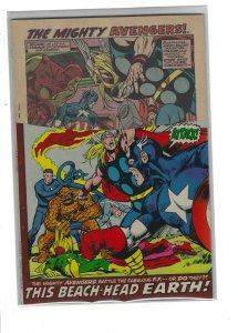 Avengers #93 Reader Copy Half Front Cover Missing