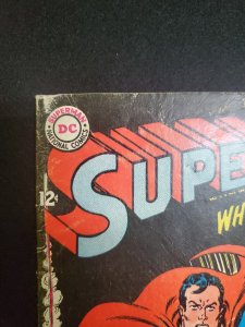 Superman #199 Key 1st Superman Vs. Flash Race 1967 DC VG