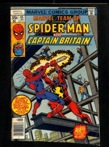 Marvel Team-up #65 VG+ 4.5 1st US Captain Britain!