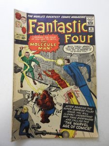 Fantastic Four #20 (1963) VG- Condition moisture stain, ink fc