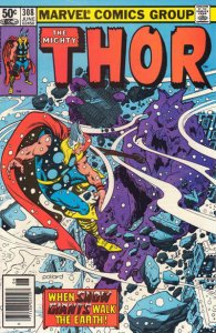 Thor #308 (Newsstand) VG ; Marvel | low grade comic Snow Giants Doug Moench