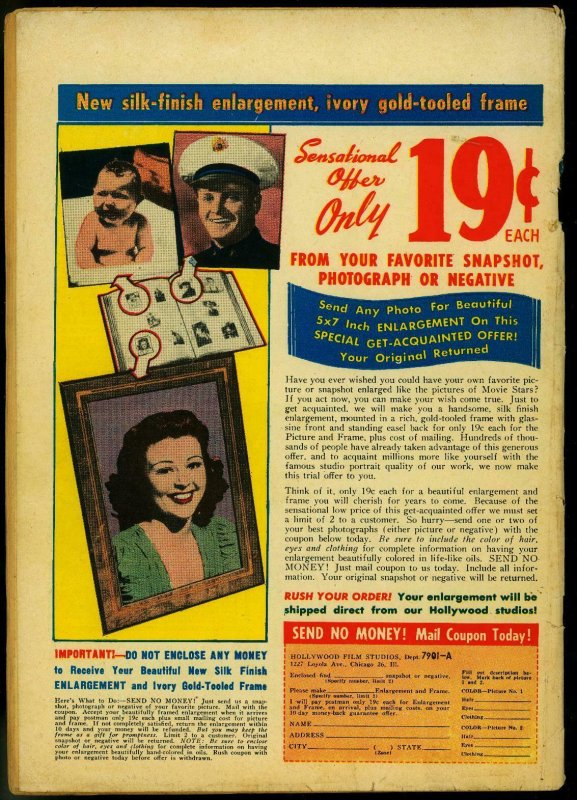 PETER PORKCHOPS #4 1950-DC COMICS-FUNNY ANIMAL  RARE VG-