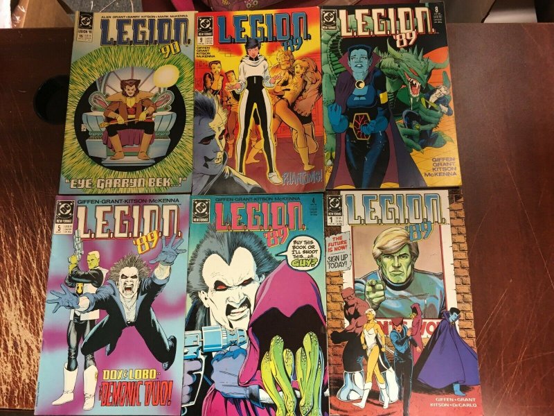 Lot of 6 L.E.G.I.O.N. DC Comic Books # 1 4 5 8 9 15 Lobo Superheroes YY13