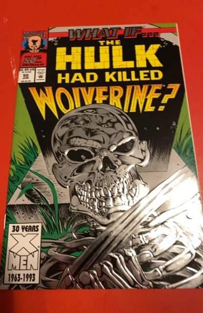 What If...? #50 (1993) Wolverine vs Hulk