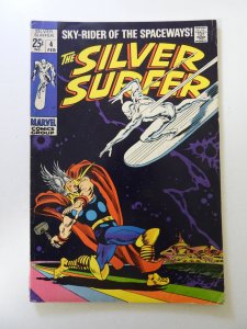 The Silver Surfer #4 (1969) VG+ 1 spine split