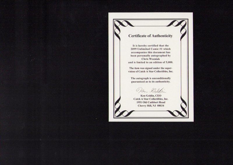 2099 Unlimited #1 - SIGNED BY CHRIS WOZNIAK W/COA! (9.0/9.2) 1993