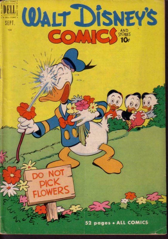 WALT DISNEY'S COMICS & STORIES #132 DONALD DUCK BARKS VG