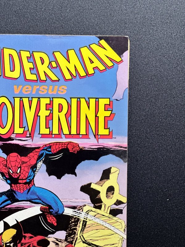 Spider-Man vs. Wolverine #1 (1987) Key Issue! VF+