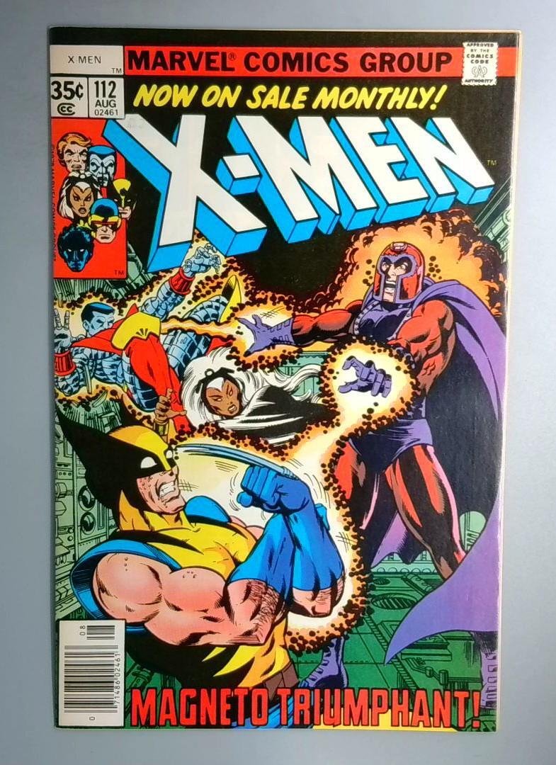 Uncanny X-Men #112 VG No Bottom Staple Magneto Marvel 1978