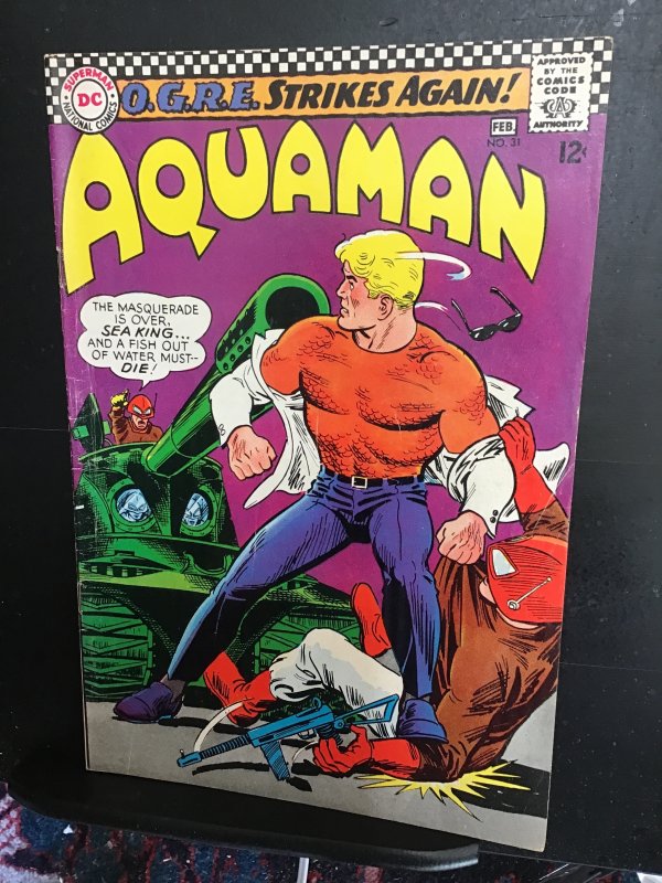 Aquaman #31  (1967) 1st O.G.R.E. High-grade beauty! VF/NM Wytheville CERT!