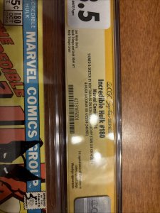 Incredible Hulk (1974) # 180 (CGC 8.5) Signed Stan Lee * Hugh Jackman * Thomas