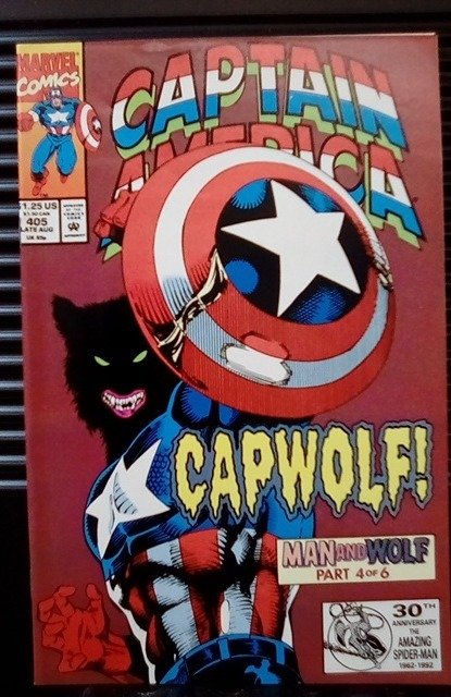 Captain America #405 Direct Edition (1992)